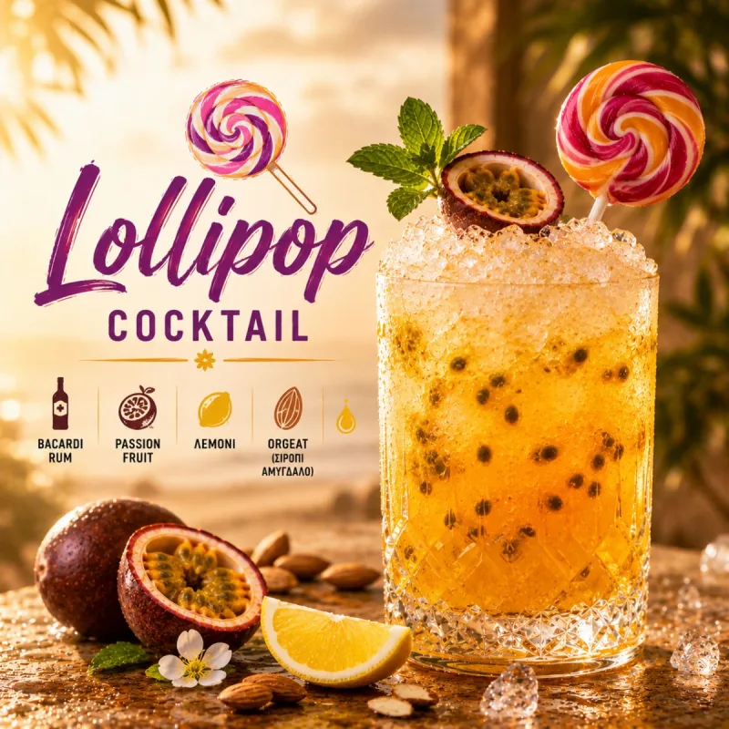 🍭 Cocktail al lecca-lecca