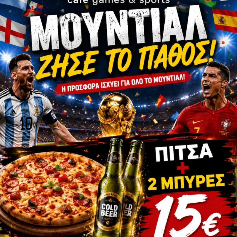 Locchio cafe games and sports promo